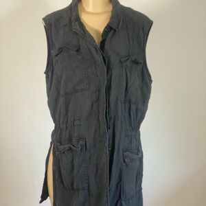 Buffalo David Bitton Black Utility Vest